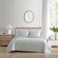 Stone Cottage Twin Quilt Set Reversible Cotton Bedding with Matching Shams Striped Ideal Bedding Set Willow Way Green Twin