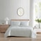 Stone Cottage Twin Quilt Set Reversible Cotton Bedding with Matching Shams Striped Ideal Bedding Set Willow Way Green Twin