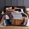 Secgo Queen Comforter Set for Bed 100 Cotton Quilts Queen Size Black Bedspreads 90 98 Inch with 2 Pillow Shams Patchwork Reversible Lightweight Bedding