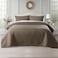 KASENTEX Twin Quilt Set 68x86 Soft Washed 3Layer Lightweight Bedspread Minimalist Nordic Design AllSeason Spring Summer Quilt Set 1 Quilt 2 Pillow Shams Cub