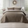 KASENTEX Twin Quilt Set 68x86 Soft Washed 3Layer Lightweight Bedspread Minimalist Nordic Design AllSeason Spring Summer Quilt Set 1 Quilt 2 Pillow Shams Cub