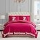 Juicy Couture Comforter Set Gothic Design Bedding Queen 3 Piece Set Includes 1 90 x 92 Comforter and 2 20 x 26 Shams Wrinkle Resistant Premium Bedroom Decor Hot Pink