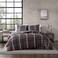 Eddie Bauer Twin Comforter Set Reversible Plaid Bedding with Matching Sham Luxurious Bedding Set for Colder Months Willow Dark Grey Twin
