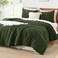 Litanika Dark Olive Green King Comforter Set 3 Pieces Lightweight Tufted Bedding Sets Down Alternative Comforter Fluffy Bed Set Gift Choice