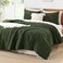 Litanika Dark Olive Green King Comforter Set 3 Pieces Lightweight Tufted Bedding Sets Down Alternative Comforter Fluffy Bed Set Gift Choice