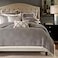 Madison Park Signature Cozy Comforter Set All Season Bedding Combo Filled Insert and Removable Duvet Cover Shams Decorative Pillows Queen 92 in x 96 in Geometric Grey 9 Piece