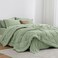 Love's cabin Loves cabin Twin Comforter Set Sage 5 Pieces Twin Bed in a Bag All Season Bedding Sets with 1 Comforter 1 Flat Sheet 1 Fitted Sheet 1 Pillowcase and 1 Pillow Sham