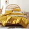 YIRDDEO Twin Comforter Set Comforter Twin Size Bed with Ball Pom Fringe Soft Bedding Set for All Seasons 2 Pieces 1 Comforter 66x90 1 Pillow Sham20x26 Mustard Yellow