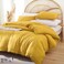 YIRDDEO Twin Comforter Set Comforter Twin Size Bed with Ball Pom Fringe Soft Bedding Set for All Seasons 2 Pieces 1 Comforter 66x90 1 Pillow Sham20x26 Mustard Yellow