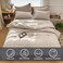 NSNLGSGC Queen Comforter Set Tan Gingham Bedding Comforter Sets Brown Grid Bed Comforter 3 Pieces 1 Comforter 2 Pillowcases