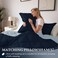downluxe California King Comforter Set Blue and Sapphire Cal King Comforter Set Soft Bedding Sets for All Seasons 3 Pieces 1 Comforter 104x96 and 2 Pillow Shams20x36