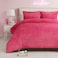 Juicy Couture Shaggy Faux Fur Hot Pink FullQueen Comforter Set Soft and Cozy 3Piece Machine Washable Bedding Comforter and Sham Set