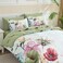 Yogeneg Queen Comforter Set 7 Piece Bed in a BagElegant Floral Botanical Pattern Green Bedding SetSoft Microfiber Comforter with Sheet SetAll Season Bed SetGreen FloralQueen