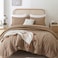 ROSGONIA King Size Comforter Set Dark Khaki 3pcs King Comforter Set1 Khaki Comforter 2 Pillowcases All Season Lightweight Bedspread Blanket Quilt