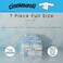 Franco Cinnamoroll Bedding 7 Piece Super Soft Cozy Reversible Comforter and Sheet Set with Sham Full 100 Official Licensed Product By