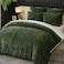 Ivellow Crushed Velvet Comforter Set King Green Comforter Set 5pcs Ultra Soft Lightweight Breathable Bedding Set Luxury Cozy Flannel Comforter King Size 1 Comforter2 Pillow Shams 2 Euro Shams