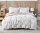 SLEEPBELLA Comforter King Size 600 Thread Count Cotton White Printed with Purple Botanical Comforter SetDown Alternative Bedding Set 3PcsKing Purple Botanical