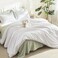 Litanika White Oversized King Comforters Super King Size 3 Pieces Lightweight Solid Bedding Comforter Set All Season Fluffy Bed Set 120x120In Comforter 2 Pillowcases