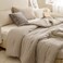 ROSGONIA Oversized King Comforter Oatmeal 3pcs1 Boho Comforter 2 Pillowcases Lightweight Oversized King Size Comforter Sets All Season Bedding