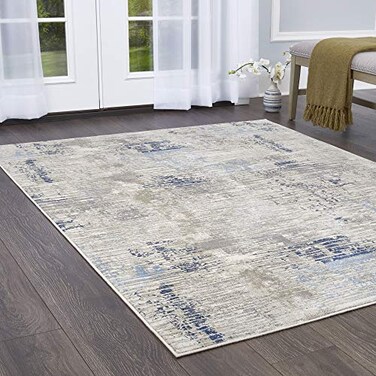 Home Dynamix Melrose Lorenzo Area Rug 2x3 GrayBlue