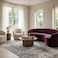 nuLOOM Deedra Modern Abstract Area Rug 2x3 Accent Rug ModernContemporary GreyIvory Rugs for Living Room Bedroom Dining Room Entryway Kitchen