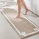 Madison Park Evan Cotton Tufted Washable Bath Mat Luxury Solid Bathroom Rugs 24 x 72 Taupe