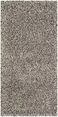 SAFAVIEH Milan Shag Collection Area Rug 2 x 4 Grey Solid Design NonShedding Easy to Clean Plush Thick Pile Ideal for Foyer Bedroom Accent Space SG1808080