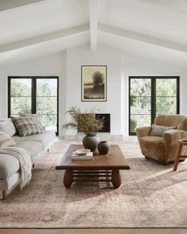 Loloi Amber Lewis Georgie Collection GER02 OceanSand 26 x 76 19 Pile Height Runner Rug