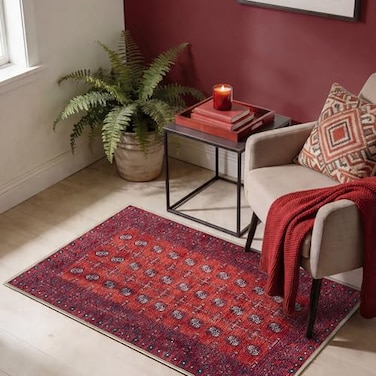Keen Home Design 2x3 Rug Machine Washable Entry Rug with NonSlip Backing Ideal for Enteryway Kitchen Bathroom Laundry Room Vintage Easy Clean Durable Low Pile Rug 2 x 3