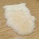 Kopal Genuine Australian Sheepskin Rug Real Lambskin Area Rug 2x3 ft Single Pelt Natural White