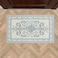Laura Ashley Sea Spray Blue Josette Medallion Machine Washable Slip Resistant 26 x 45 Accent Rug