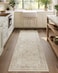 palohom Machine Washable Runners Rug for Hallway 26x8 Kitchen Runner Rugs with Rubber Backing Non Slip Low Pile Soft Faux Wool Boho Floor Rug Carpet Runners for Hallways Entryway Bedroom Kitchen Farmh