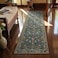 Morebes Floral Kitchen Runner Rug 2x6 Non Slip Washable Boho Botanical Hallway Runner UltraThin StainResistant Soft Carpet for Bathroom Entryway Laundry Room 6ft Navy Blue