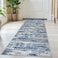 SIILOOM 2x5 Modern Abstract Runner Rug for Hallways Navy Blue Gray Neutral Multi Super Soft Hallway Decor Kitchen Rugs with NonSlip NonShedding Washable Rug for Hallways Entryway Bedroom Indoor