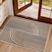 Tangsoo Rainbow Easy Jute Rug2x3 Washable Small Area Outdoor Rug for Entryway NonSlip Thin Black Throw Mat Modern Farmhouse Indoor Carpet for Entrance Kitchen Entry Front Porch