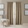 Elrene Home Fashions Antonia Floral Damask Blackout Single Window Curtain Panel 52x108 Taupe
