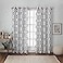 Exclusive Home Curtains EH798806 296G Kochi Linen Blend Grommet Top Curtain Panel Pair 54x96 Indigo 2 Piece
