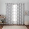 Exclusive Home Curtains EH798806 296G Kochi Linen Blend Grommet Top Curtain Panel Pair 54x96 Indigo 2 Piece
