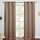 NICETOWN Window Treatment Thermal Insulated Solid Grommet Blackout CurtainsDrapes for Bedroom 1 Pair 42 by 84 Inch Cappuccino