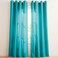 Exclusive Home Loha Linen Grommet Top Curtain Panel Pair 54x96 Blue Teal