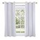 Sun Zero Riley Kids Bedroom Blackout Grommet Curtain Panel 40 x 63 White