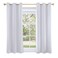Sun Zero Riley Kids Bedroom Blackout Grommet Curtain Panel 40 x 63 White
