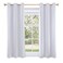Sun Zero Riley Kids Bedroom Blackout Grommet Curtain Panel 40 x 63 White
