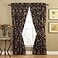 Waverly Felicite Noir Window Panel 100 Cotton Sateen 50 X 84