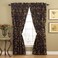 Waverly Felicite Noir Window Panel 100 Cotton Sateen 50 X 84