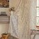 ENJOYBRIDAL Floral Curtains 84 Inches Long Farmhouse Semi Sheer Drapes Bird Patterned Rod Pocket 2 Panel Sets Boho Window Curtains Bedroom Living Room Botanical Aesthetic Decor Tassel Window Treatment