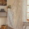 ENJOYBRIDAL Floral Curtains 84 Inches Long Farmhouse Semi Sheer Drapes Bird Patterned Rod Pocket 2 Panel Sets Boho Window Curtains Bedroom Living Room Botanical Aesthetic Decor Tassel Window Treatment