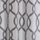 EXCLUSIVE HOME Kochi Light Filtering Linen Blend Grommet Top Curtain Panel Pair 54x108 Black Pearl