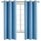 BGment Room Darkening Curtains 63 Inches Long Grommet Thermal Insulated Drapes Window Treatment Curtains for Bedroom 2 Panels 42 x 63 Inch Sky Blue