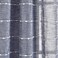 Lush Decor Farmhouse Textured Grommet Sheer Window Curtain Panel Pair 38W x 120L Navy